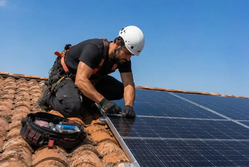 Maintenance et monitoring de panneaux solaires à Bouvières